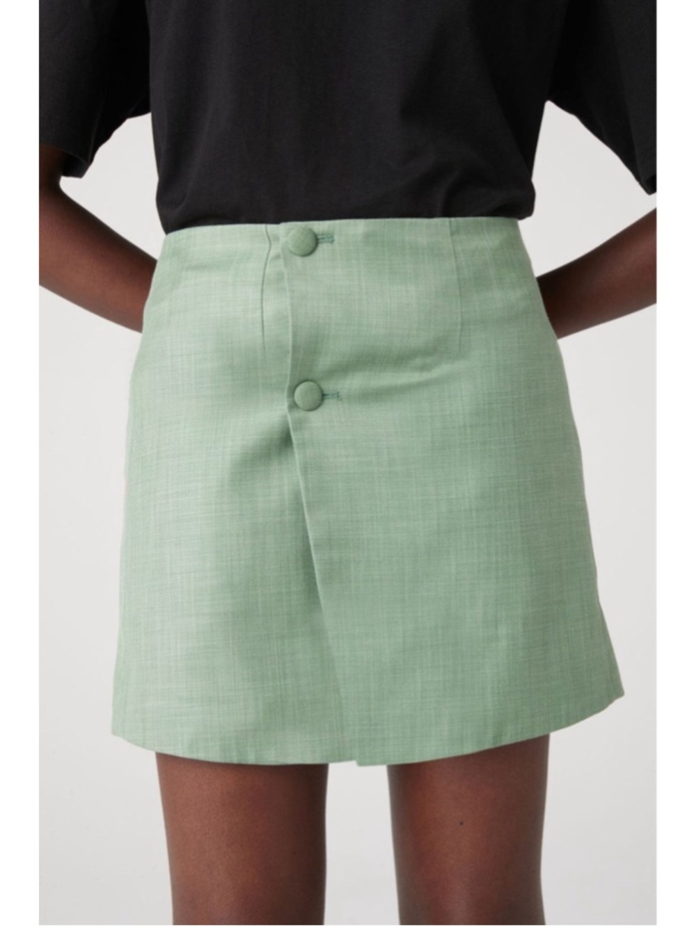 Women's ATOIR Mini Skirt M Grass Green